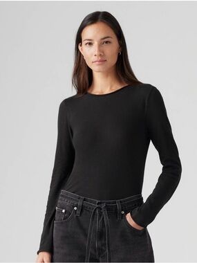 Brand NEW with Tags  Levi’s® Lightweight Slub Long-Sleeve Tee – Caviar Black  XL